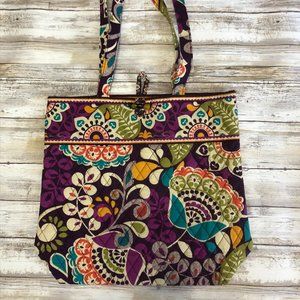 Vera Bradley small tote plum crazy